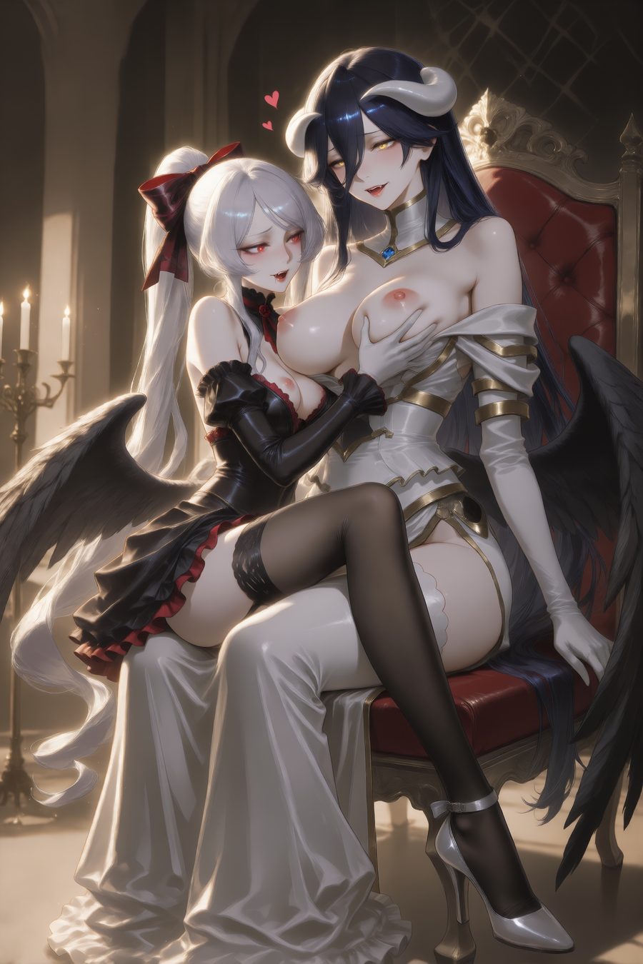 Albedo (overlord) - artwork by animevixens