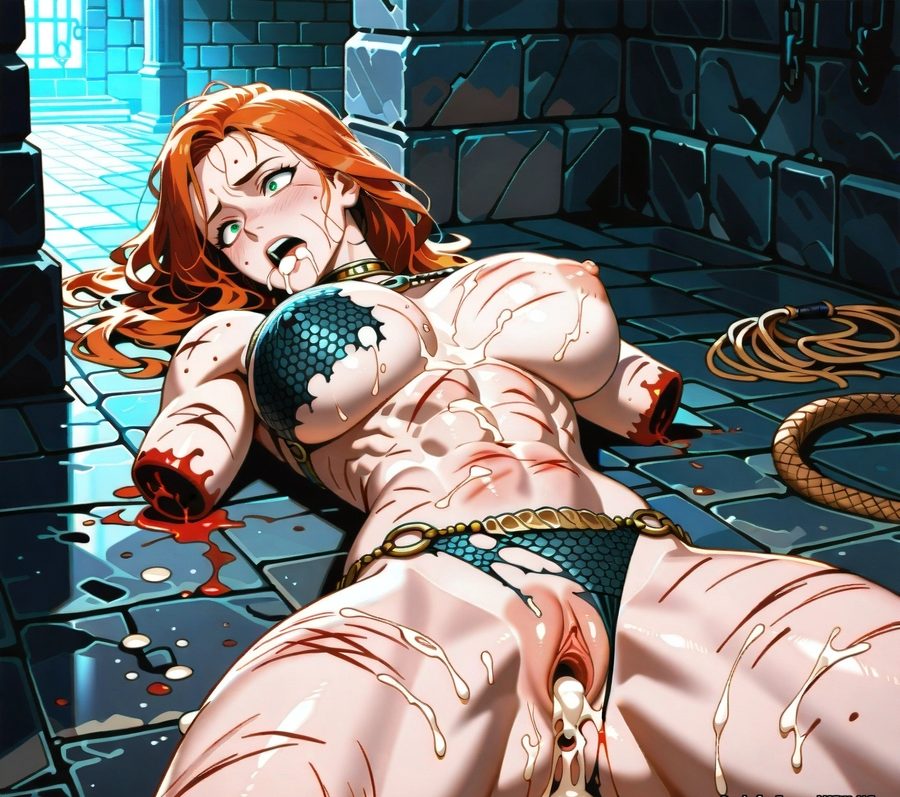 Red sonja - artwork by Green007