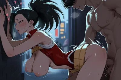 Momo yaoyorozu — artwork by waifuempire