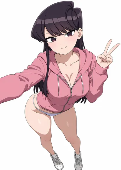 Komi shouko - artwork by lewd_haru