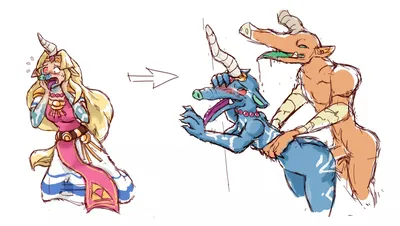 Moblin (breath of the wild) - artwork by bluetheboo