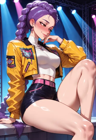 Rumi (kpop demon hunters) - artwork by BlazeBeauty