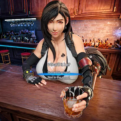 Tifa lockhart - artwork by totontr