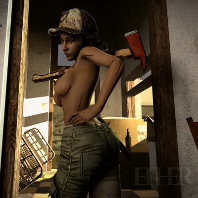 Clementine (the walking dead) - artwork by ethersfm