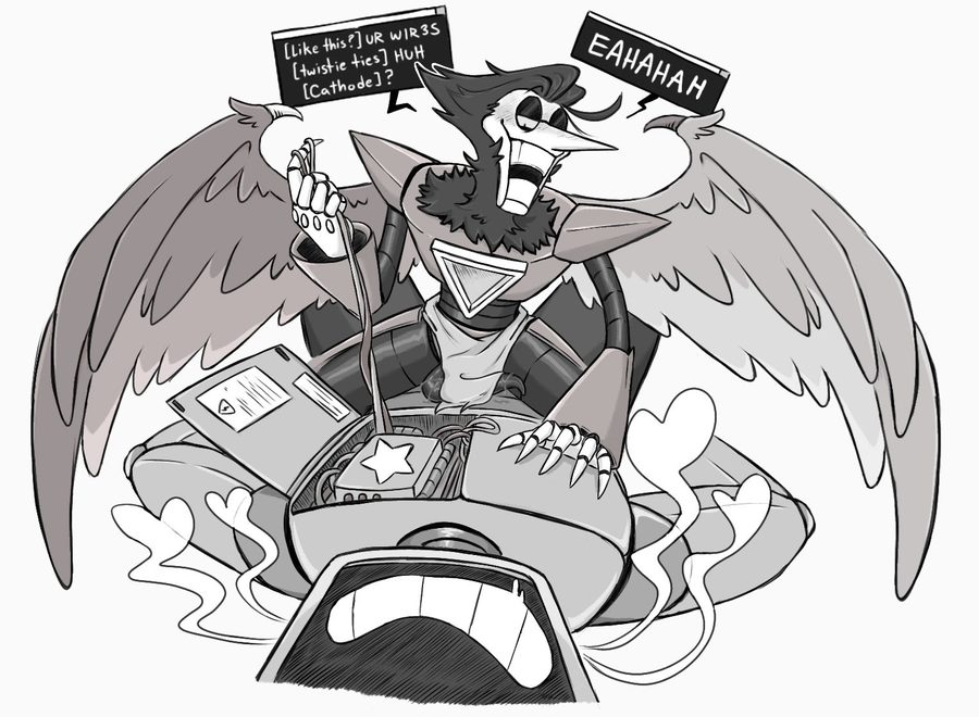 Spamton g spamton - artwork by karixu