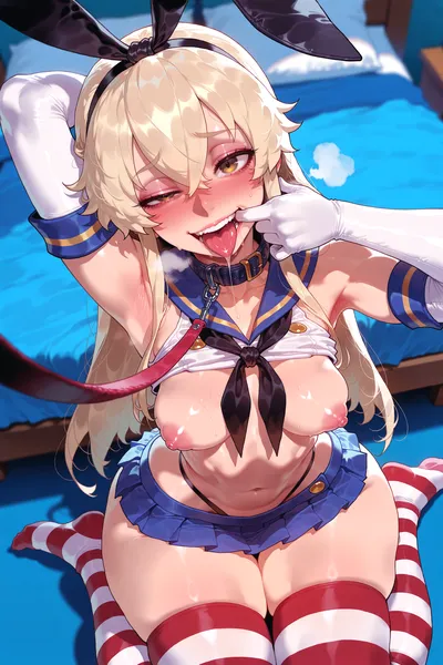 Shimakaze (kancolle) - artwork by arzagod