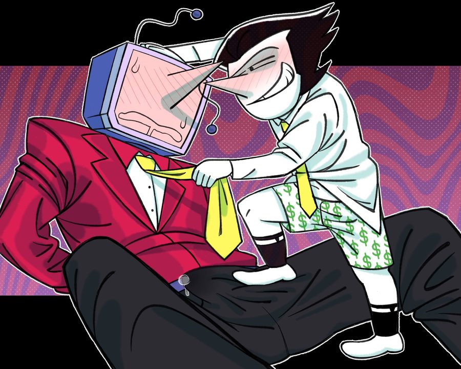Spamton g spamton - artwork by karixu