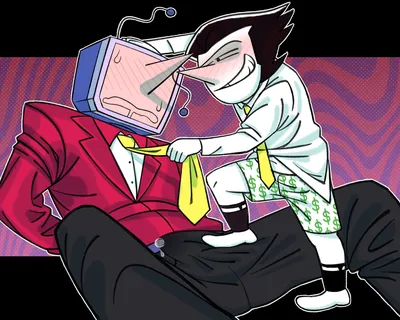 Spamton g spamton - artwork by karixu