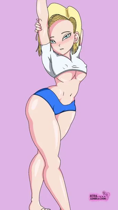 Android 18 - artwork by extraxxxanimacion