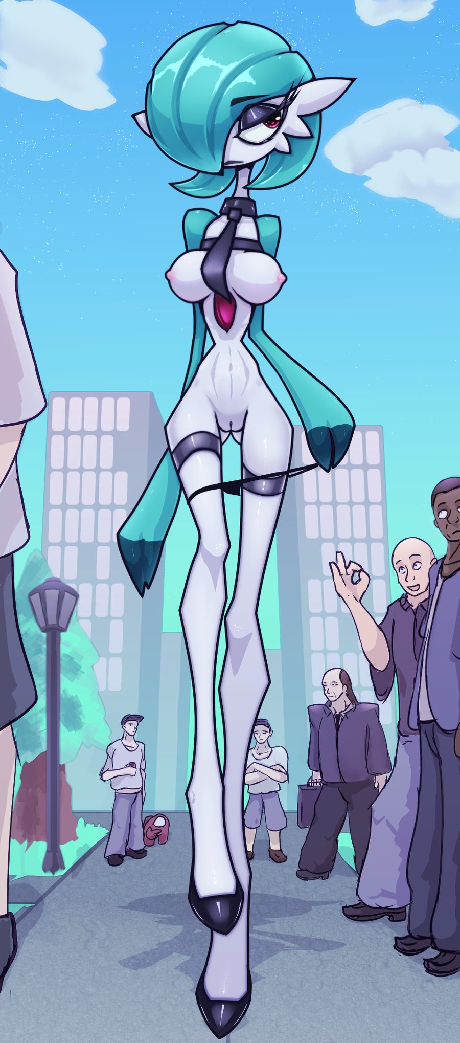 Background character - artwork by warlocke