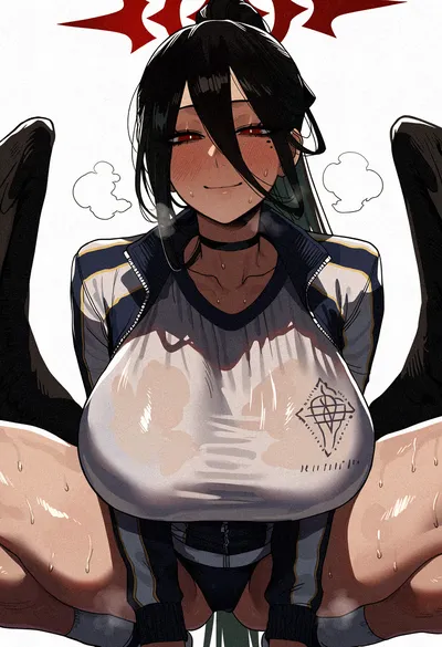 Hasumi (blue archive) - artwork by goldenhand