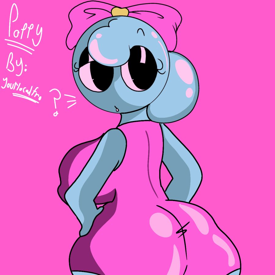 Poppy (dandy's world) - artwork by yourlocalfro