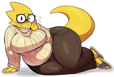 Alphys - artwork by typhlosion95