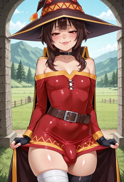 Megumin — artwork by futarush