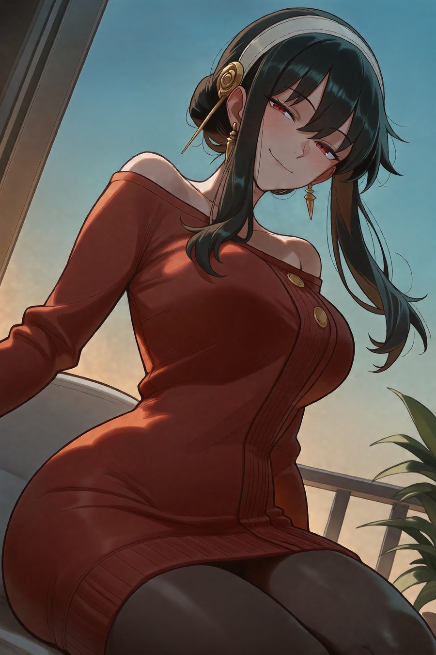 Yor forger - artwork by OppaiOasis