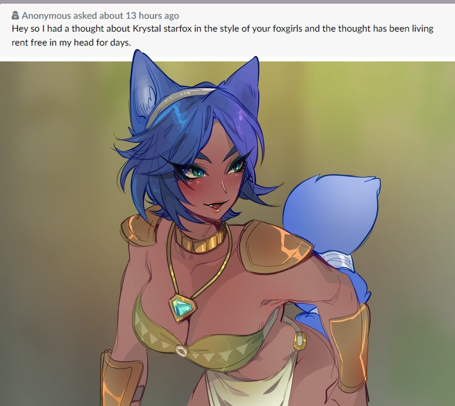 Krystal - artwork by glacierclear