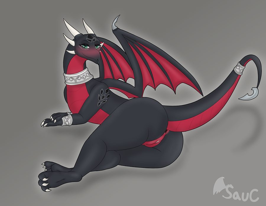 Cynder - artwork by onesaucydragon