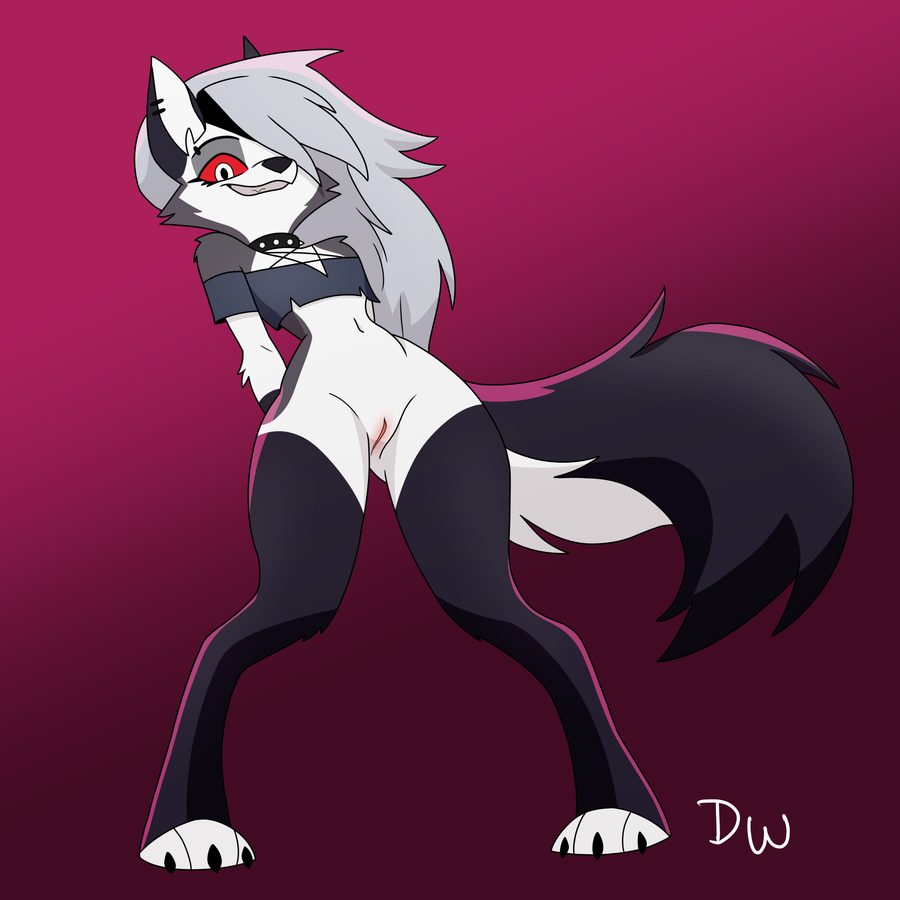 Loona (helluva boss) - artwork by darkwolf79