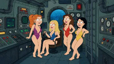 Original characters - artwork by sexfightfun