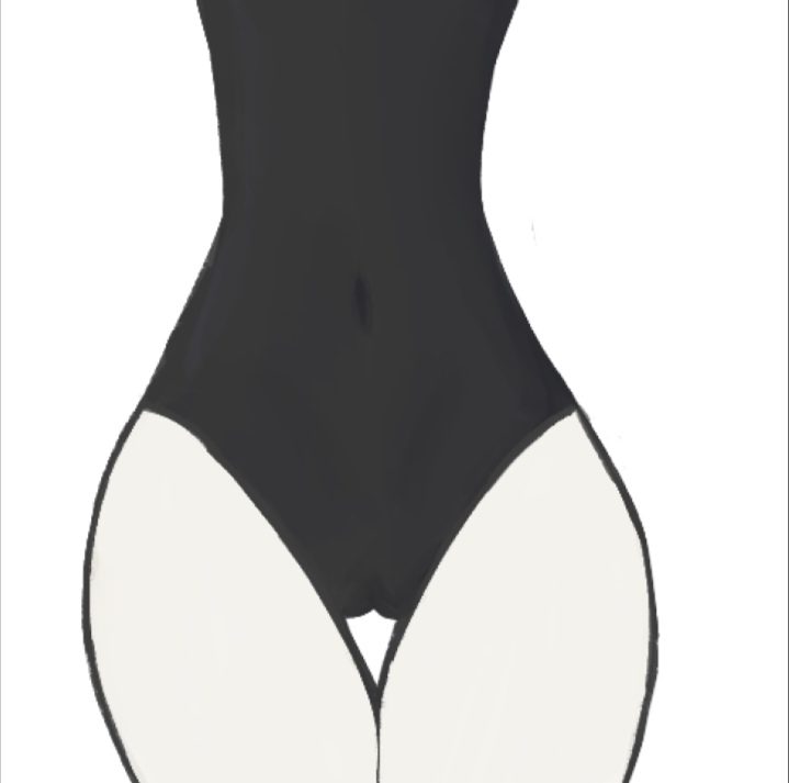 Bad anatomy, bodysuit - artwork by bluvery
