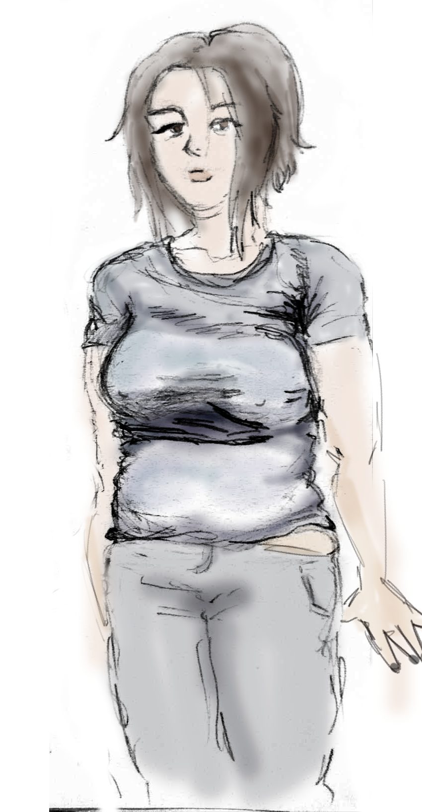 Artist self-insert - artwork by hikkixhikki