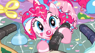 Pinkie pie (mlp) - artwork by canaryprimary