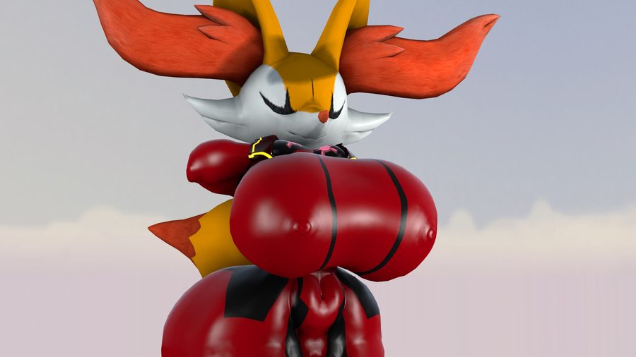 Braixen - artwork by ironhawk
