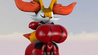 Braixen - artwork by ironhawk