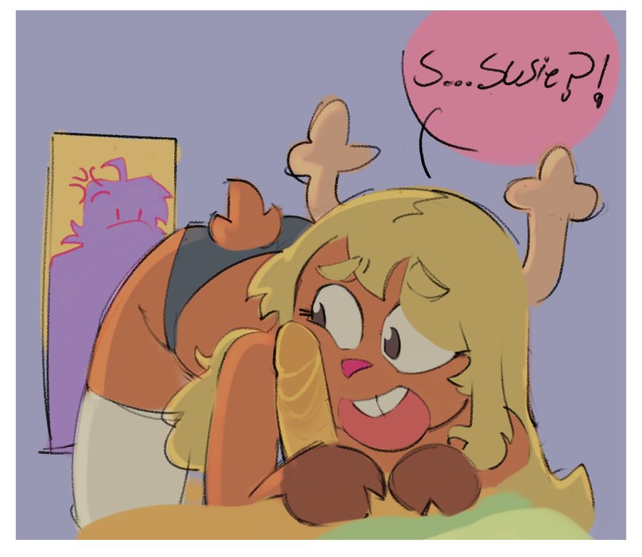 Kris (deltarune) - artwork by cadmio