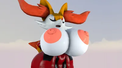 Braixen - artwork by ironhawk