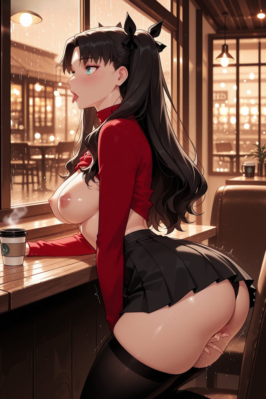 Tohsaka rin - artwork by kiraamane