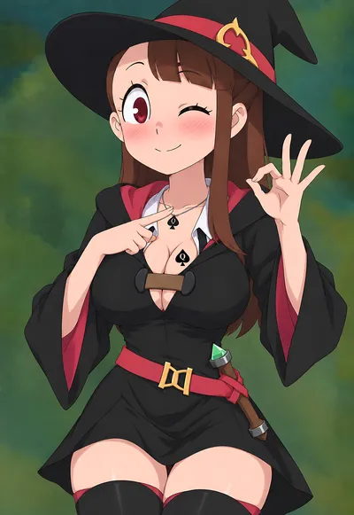 Atsuko kagari - artwork by I_Want_To_Nut_In_Akko