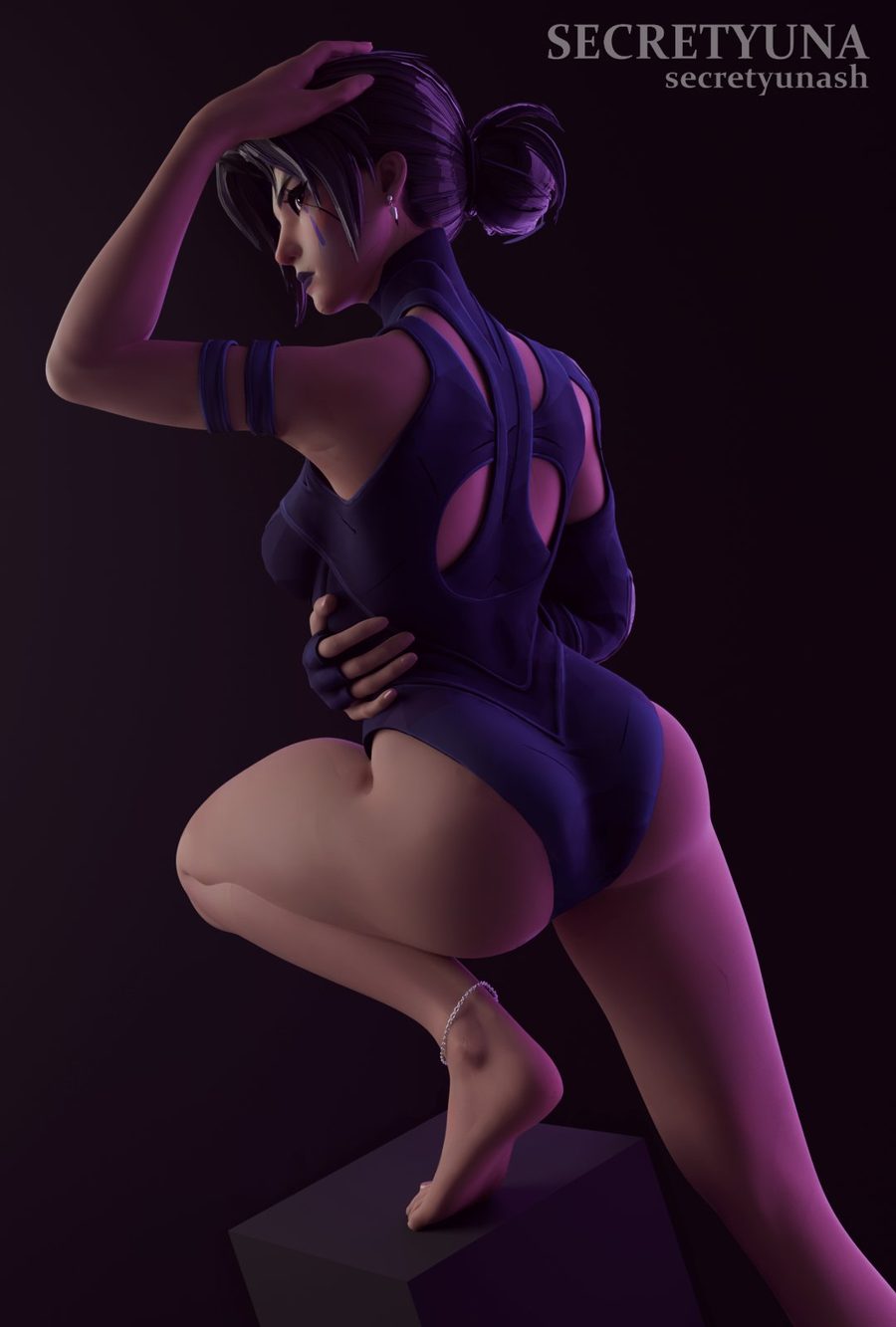 Blender cube - artwork by BLB18