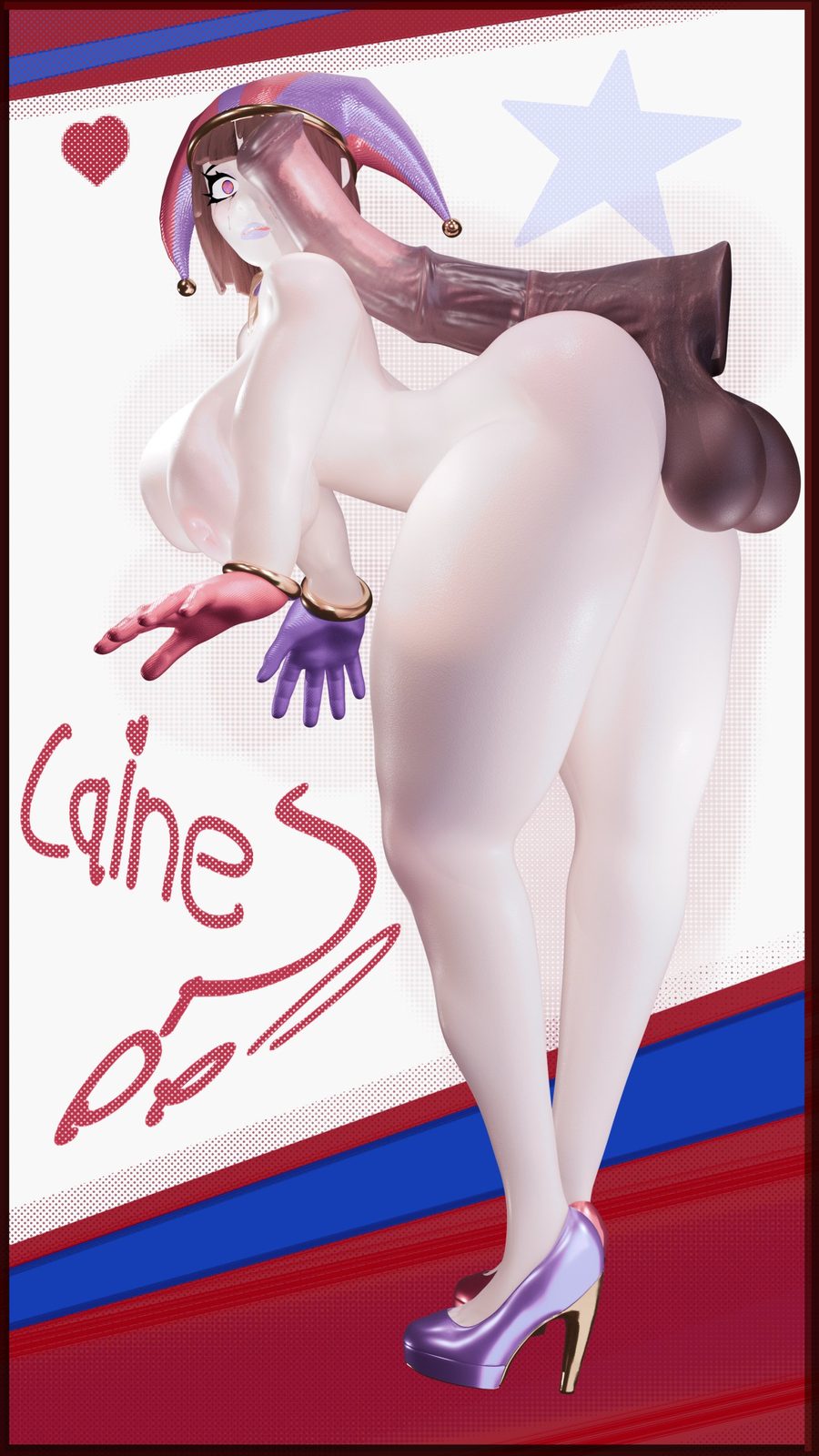 Pomni - artwork by coel3d