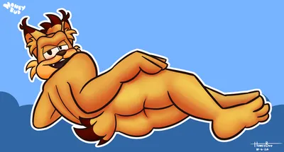 Bubsy bobcat - artwork by honeybud