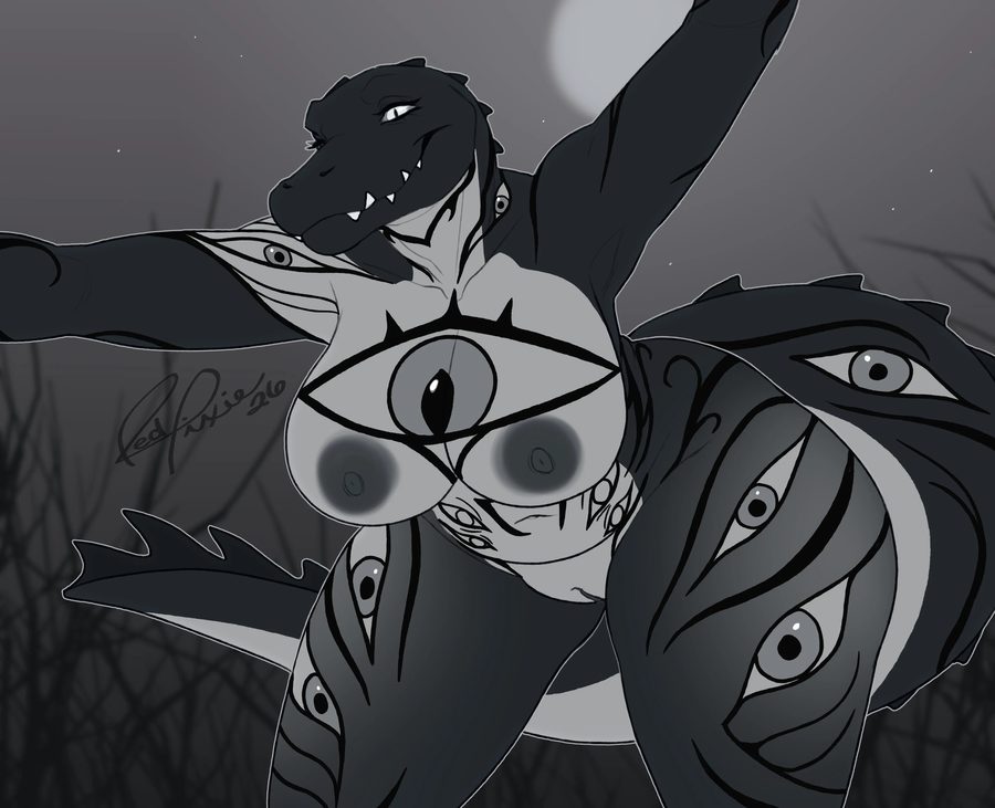 Anthro, areola - artwork by redpixie