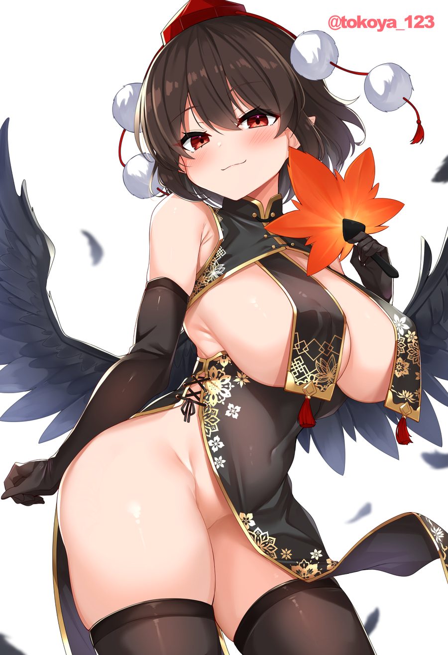 Shameimaru aya - artwork by daichi (tokoya)
