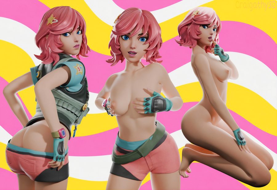 Skye (fortnite) - artwork by craigathy3d