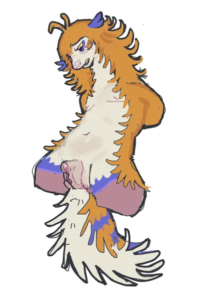 Amputee, andromorph - artwork by rumhamster