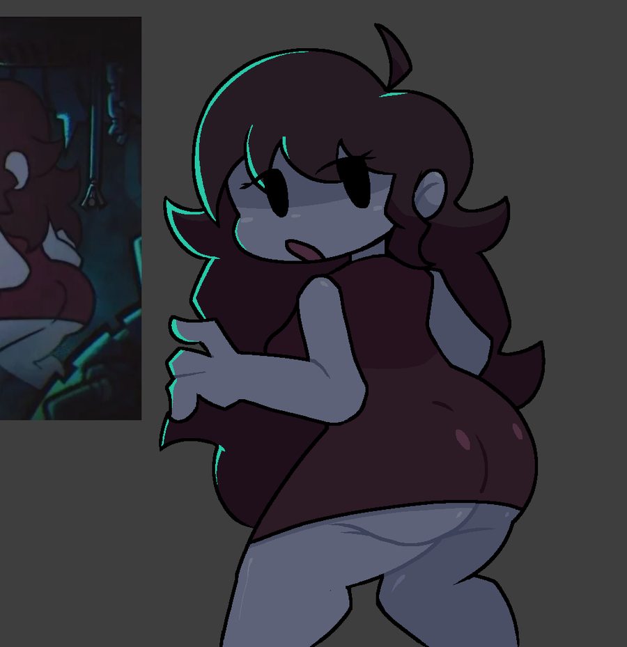 Girlfriend (friday night funkin) - artwork by HornyNumber
