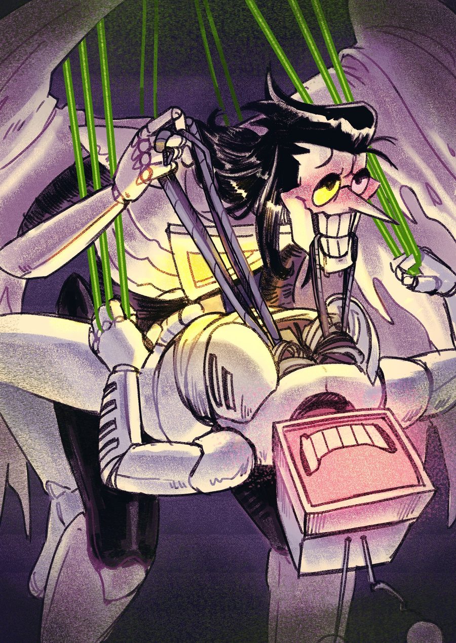 Spamton g spamton - artwork by karixu