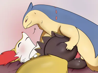 Braixen - artwork by bot
