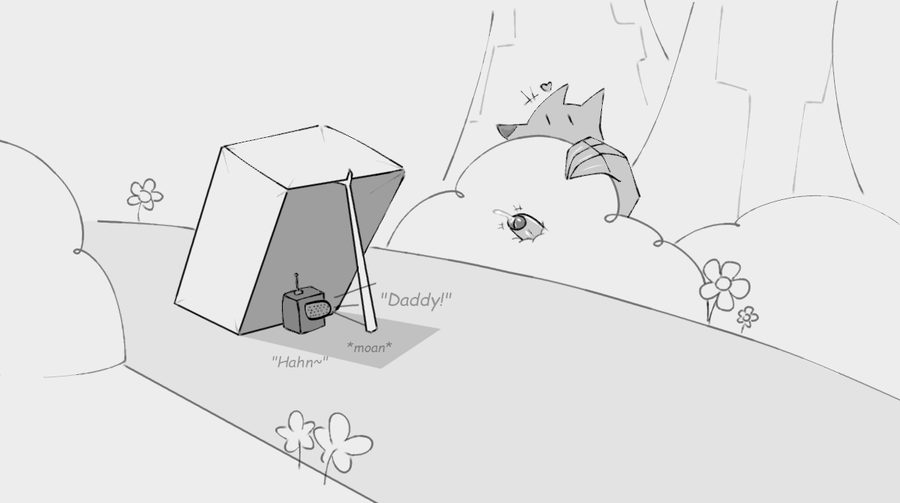 Anthro, bodily fluids - artwork by pinnipip