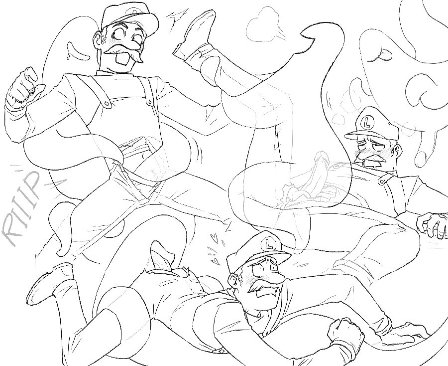 Luigi - artwork by pencilbrusch