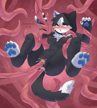 Anal, anal penetration - artwork by lalamedli