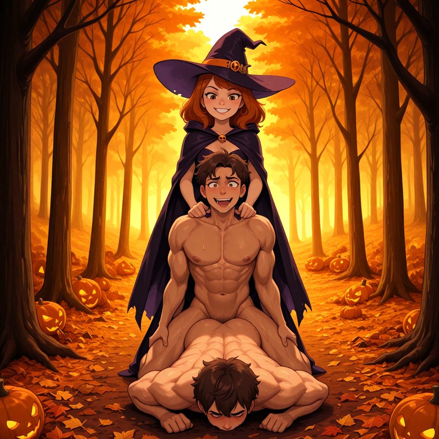 Halloween - artwork by femdomfantasyai
