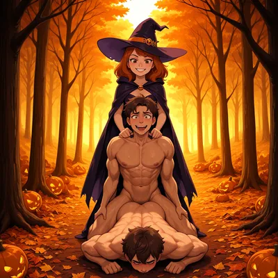 Halloween - artwork by femdomfantasyai