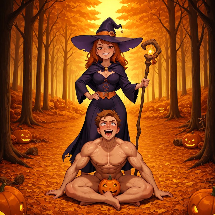 Halloween - artwork by femdomfantasyai