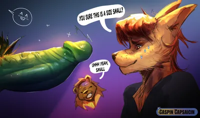 Anthro, big penis - artwork by bot