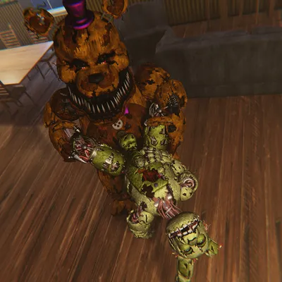 Fredbear (fnaf) - artwork by maulclaw